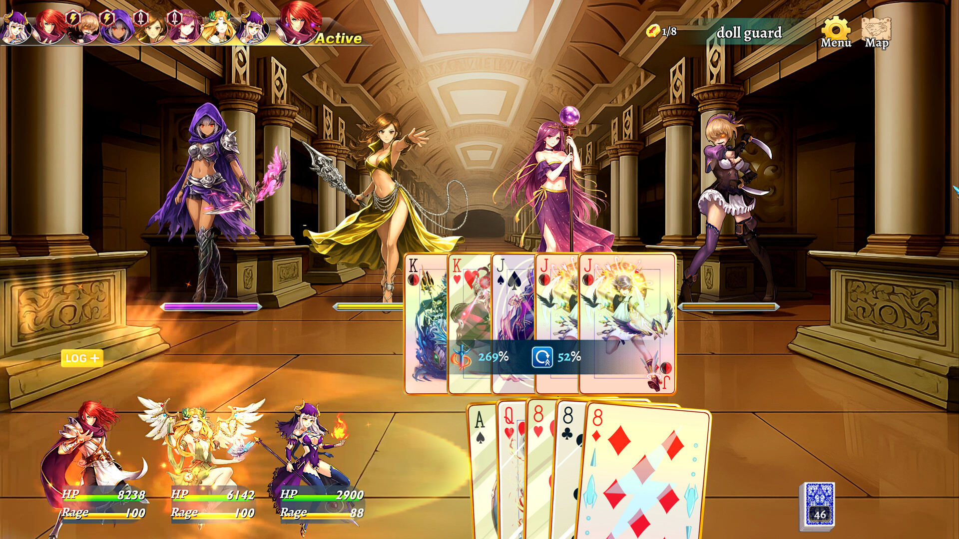 Eternal Dreams: Poker RPG screenshot #1