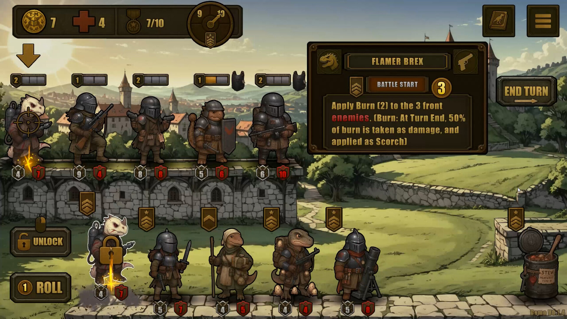 #4. Auto Jurassic Knights Demo (Steam) بواسطة: Proelium Games