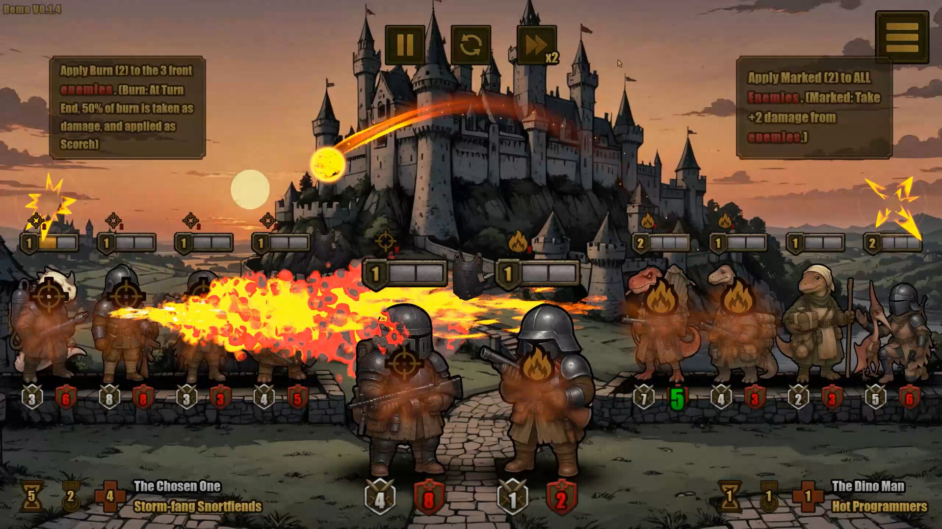#1. Auto Jurassic Knights Demo (Steam) بواسطة: Proelium Games