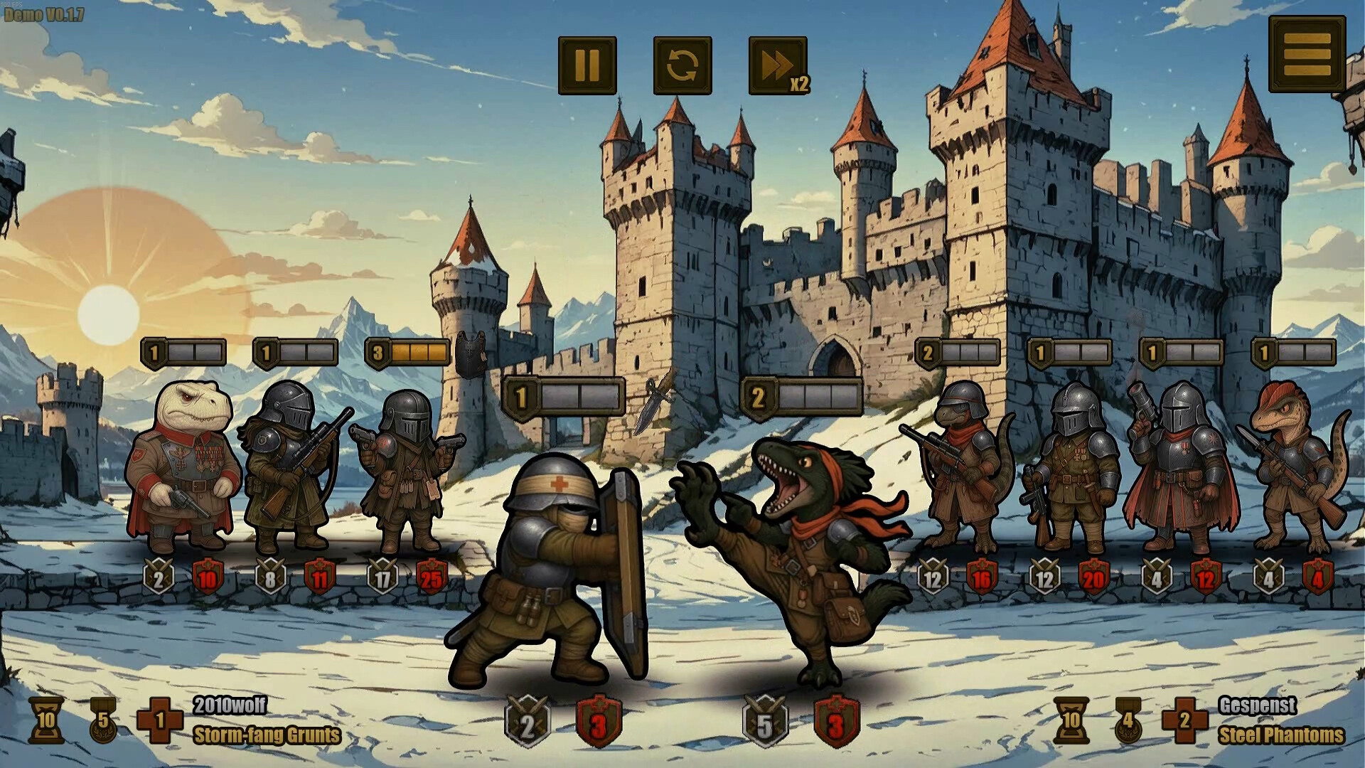 #10. Auto Jurassic Knights Demo (Steam) By: Proelium Games