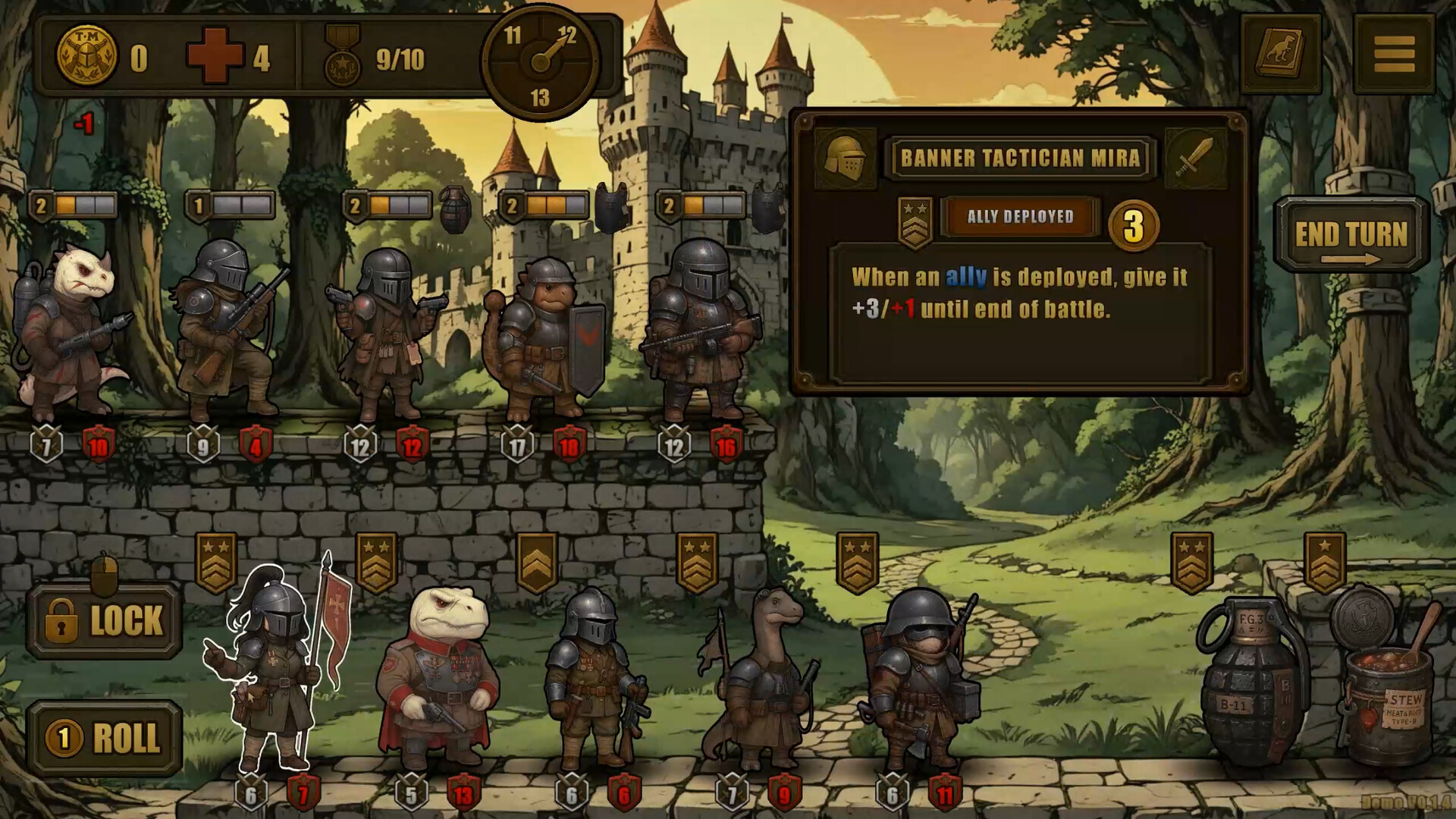 #6. Auto Jurassic Knights Demo (Steam) بواسطة: Proelium Games