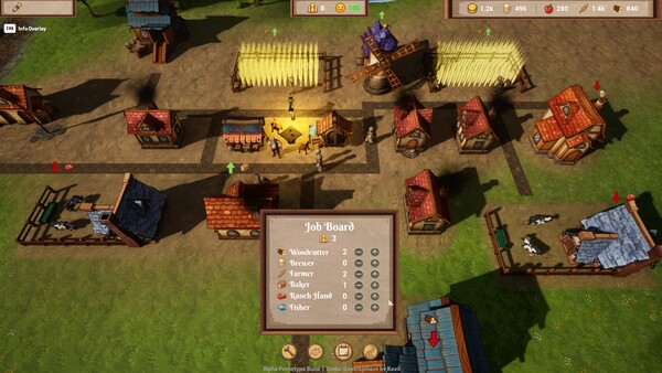 Screenshot of Havenstead gameplay showing in-action mechanics
