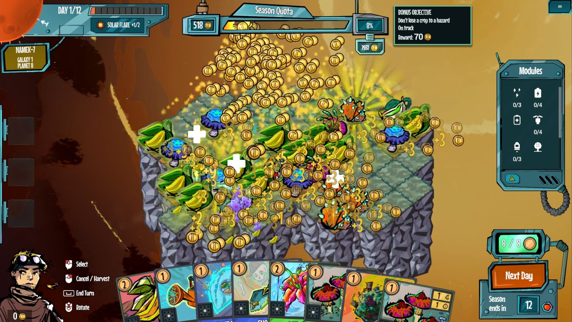 S.T.A.R.V.E.: Farming Roguelike Deckbuilder screenshot 1