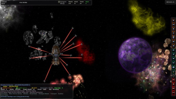 Screenshot z AI War: Fleet Command