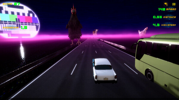 Скриншот из Neon Rush Highway