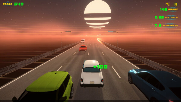 Скриншот из Neon Rush Highway