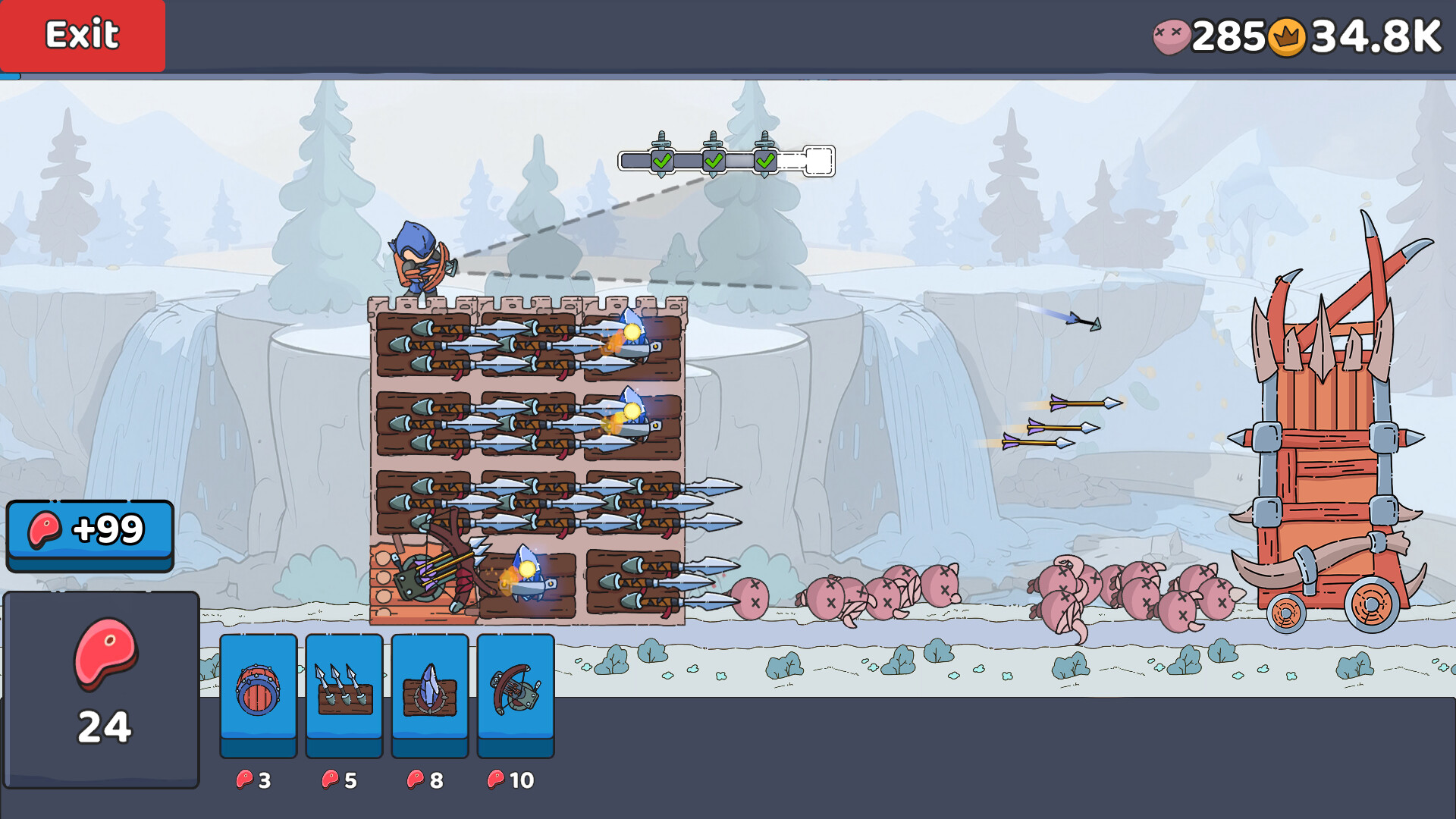 Tower vs Goblins: Fight & Defence screenshot #3