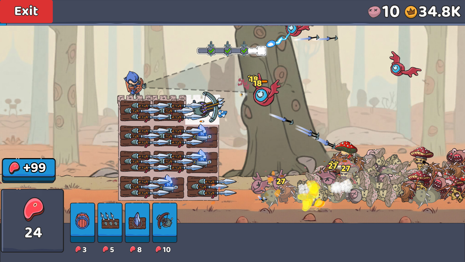 Tower vs Goblins: Fight & Defence screenshot #5