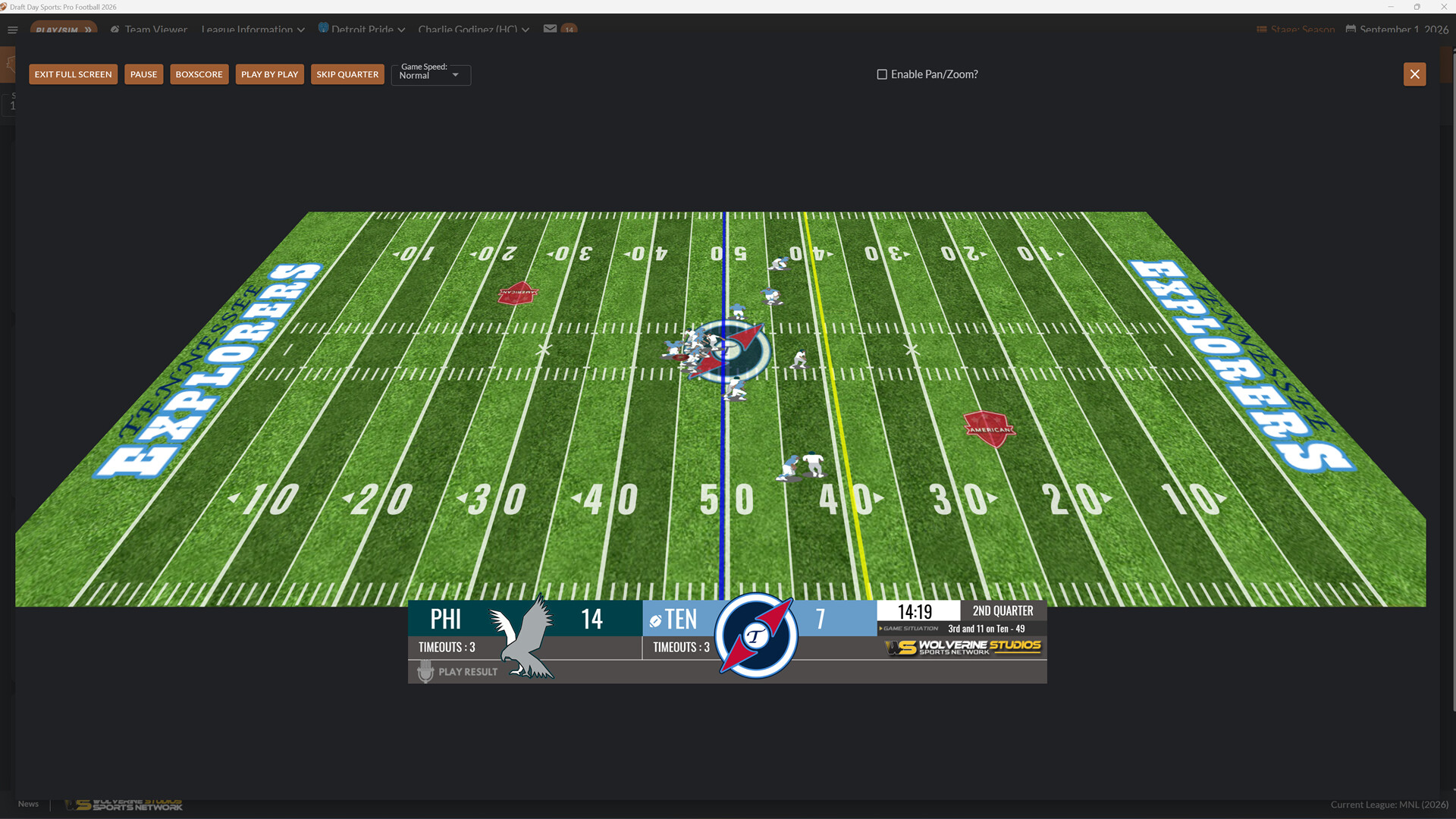 Draft Day Sports: Pro Football 2026 Featured Screenshot #1