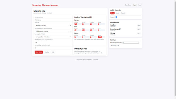 Streaming Platform Manager screenshot 1