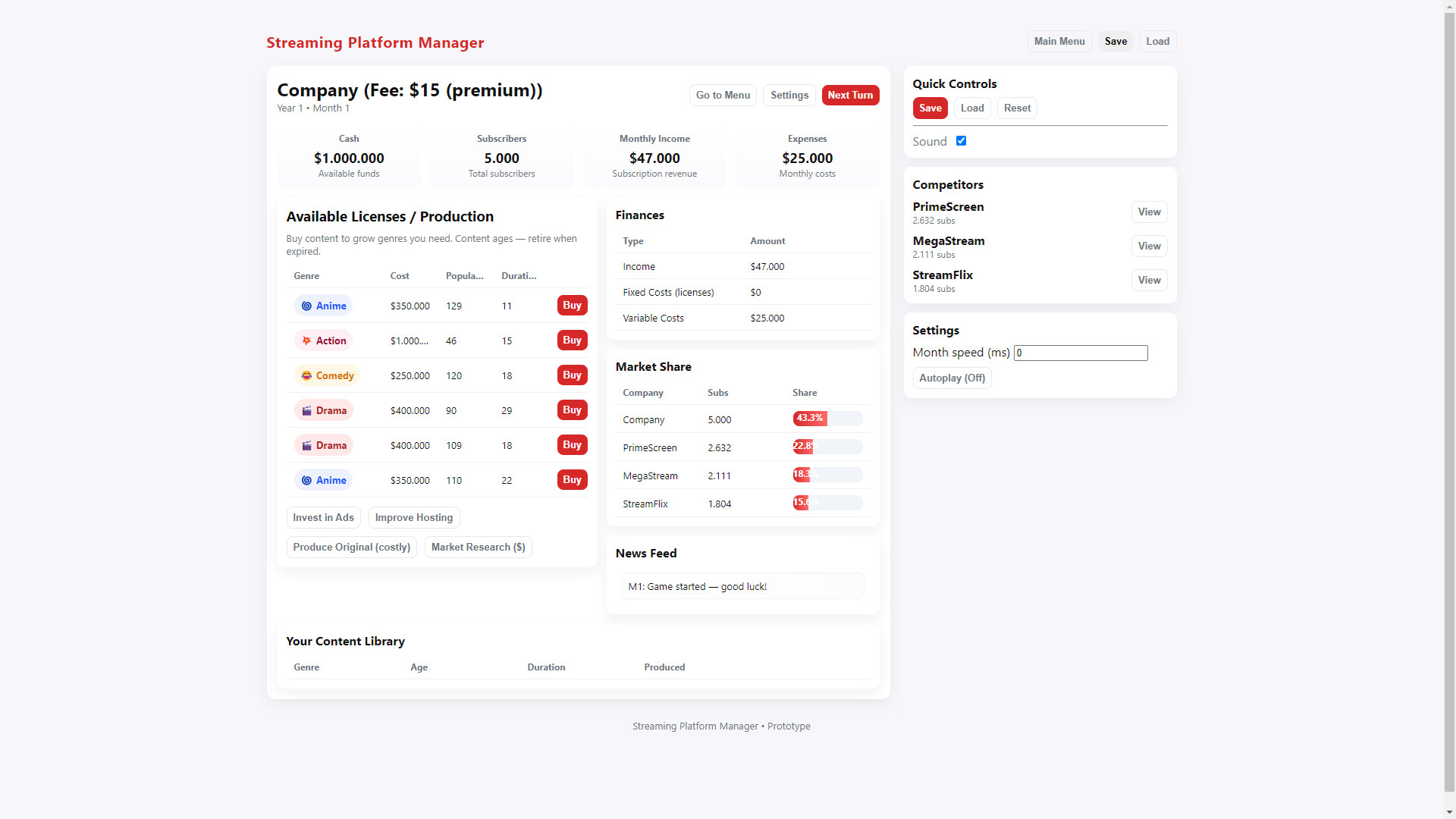 Streaming Platform Manager screenshot #2
