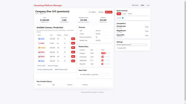 Streaming Platform Manager screenshot 2
