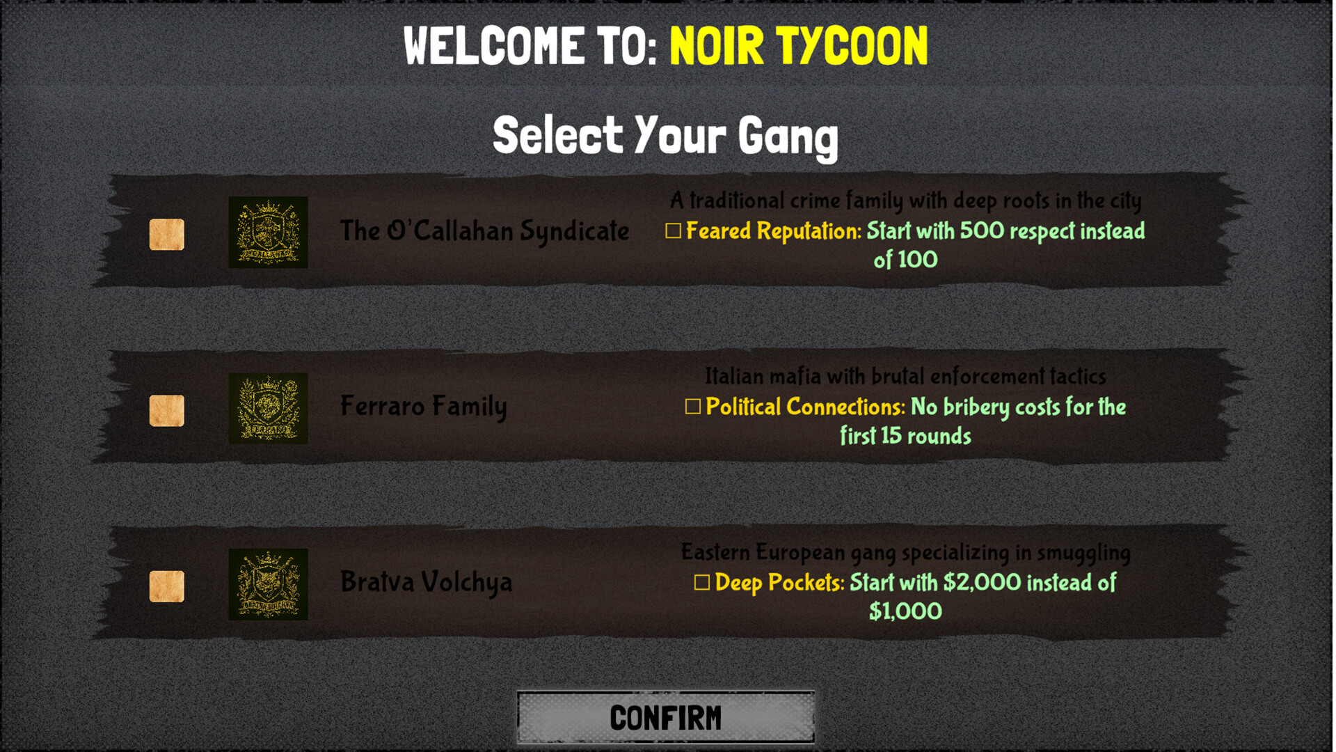 Noir Tycoon screenshot #4