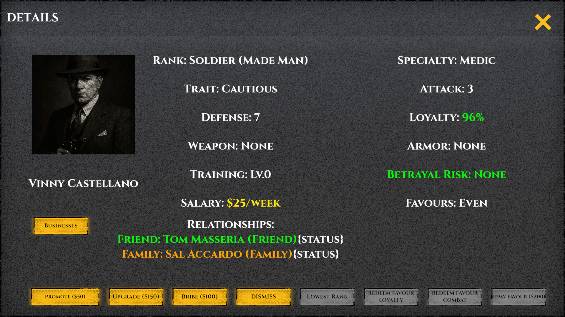 Noir Tycoon screenshot #8