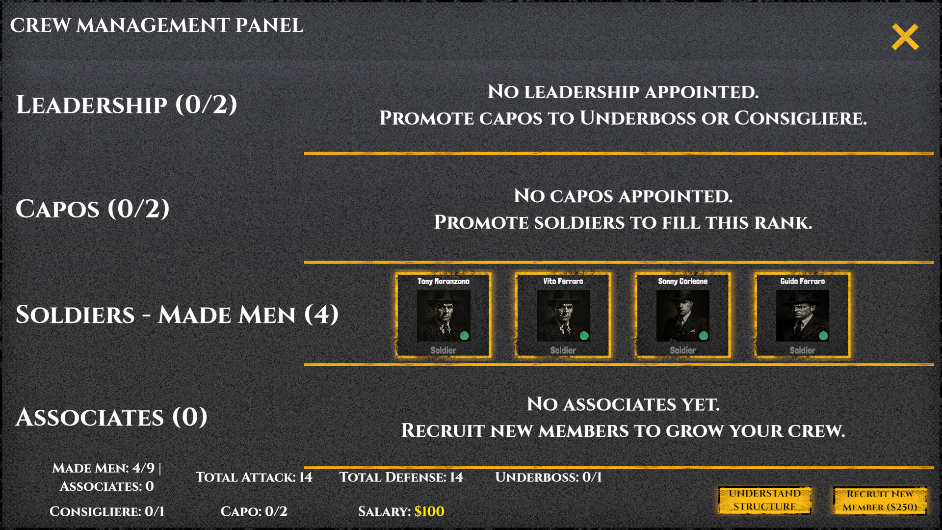 Noir Tycoon screenshot #2