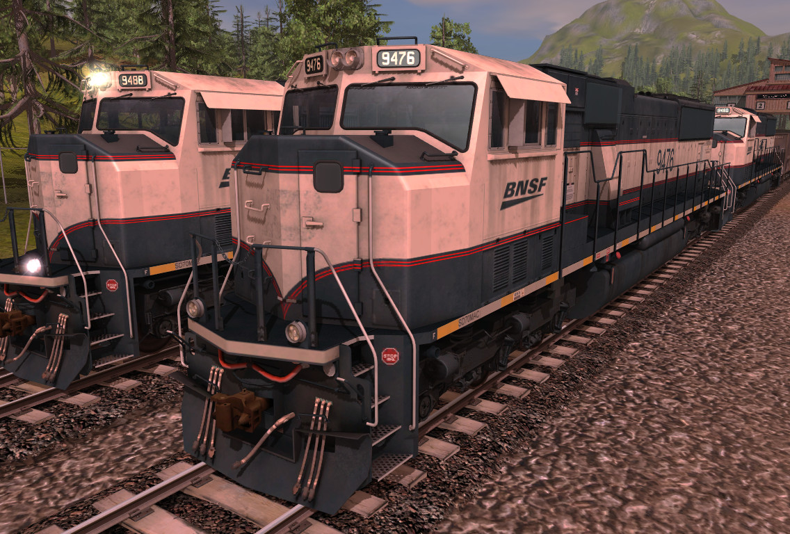 TANE DLC: BNSF Railway EMD SD70MAC Executive Patch Featured Screenshot #1