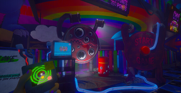 Screenshot of Lyrvane Park gameplay showing in-action mechanics