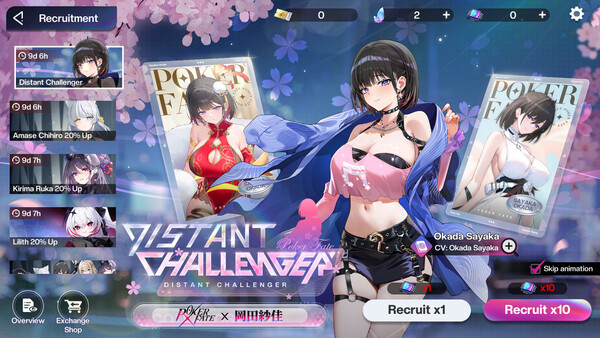 Poker Fate - Okada Sayaka Collab Now Live! screenshot 6