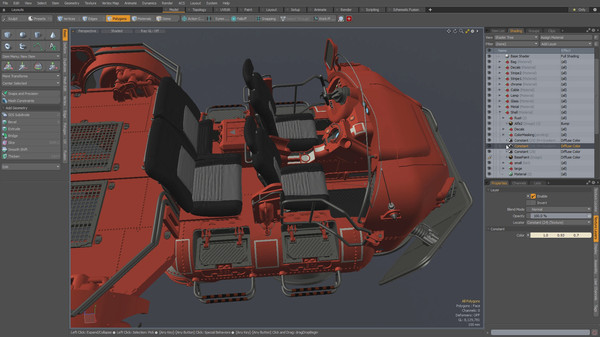 Modeling a Transport Vehicle in Modo screenshot 2
