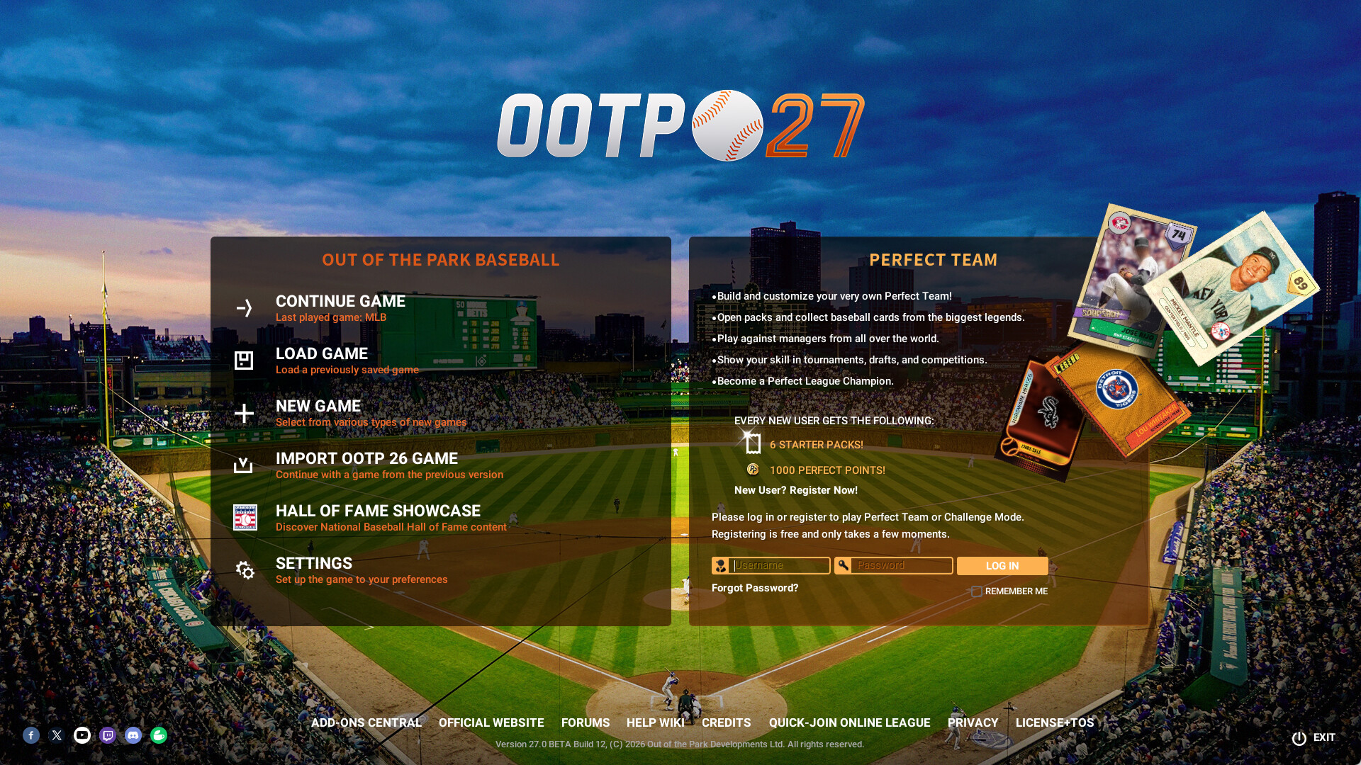Out of the Park Baseball 27 screenshot 1