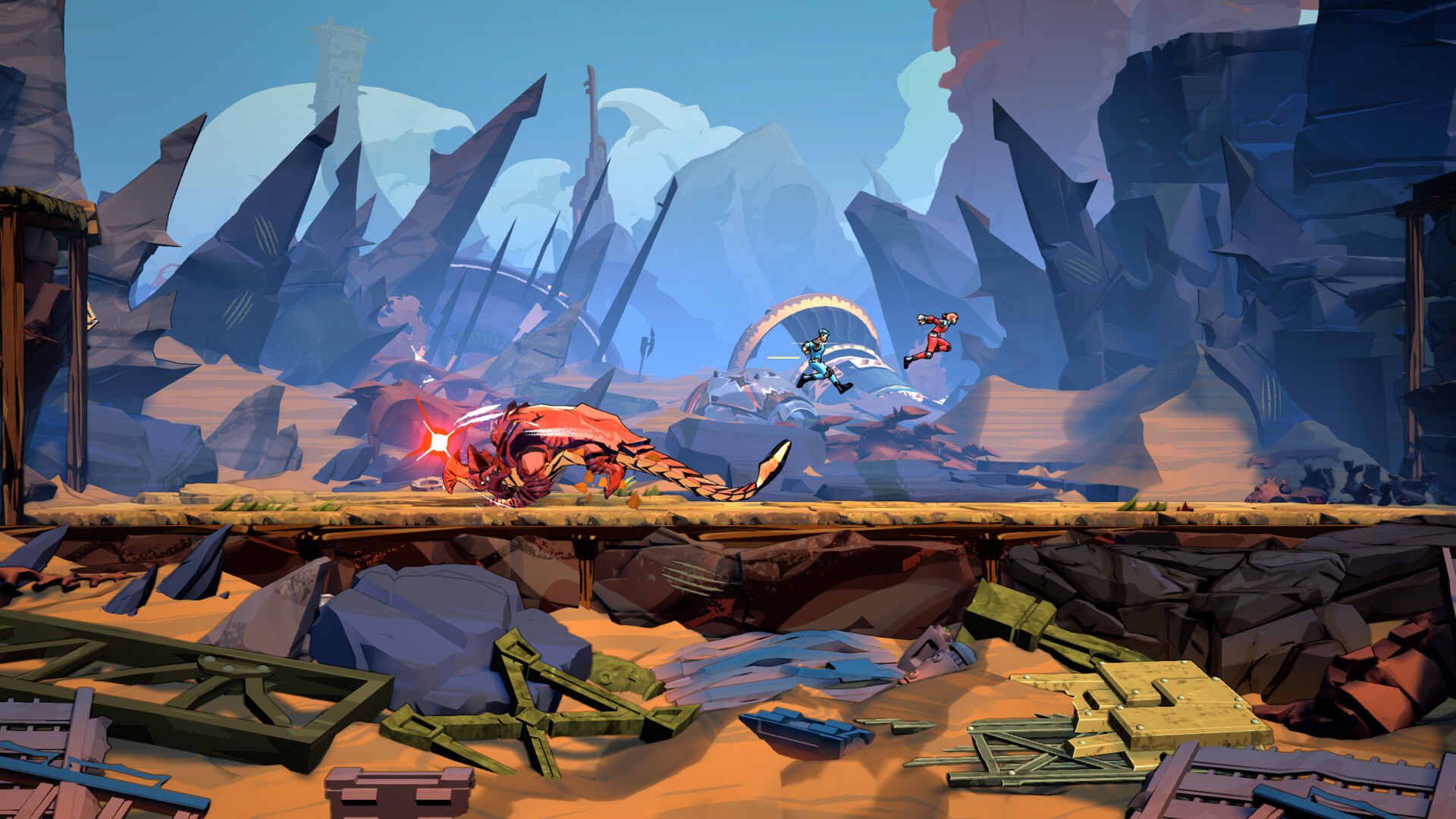 Variedad de armas en Storm Lancers