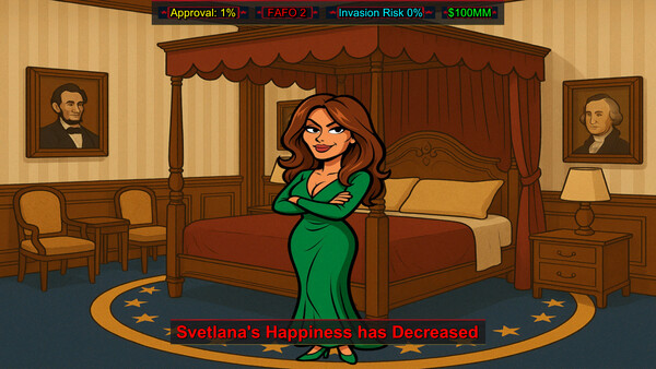 Скриншот из FAFO Executive Order Simulator Скриншот из FAFO Executive Order Simulator