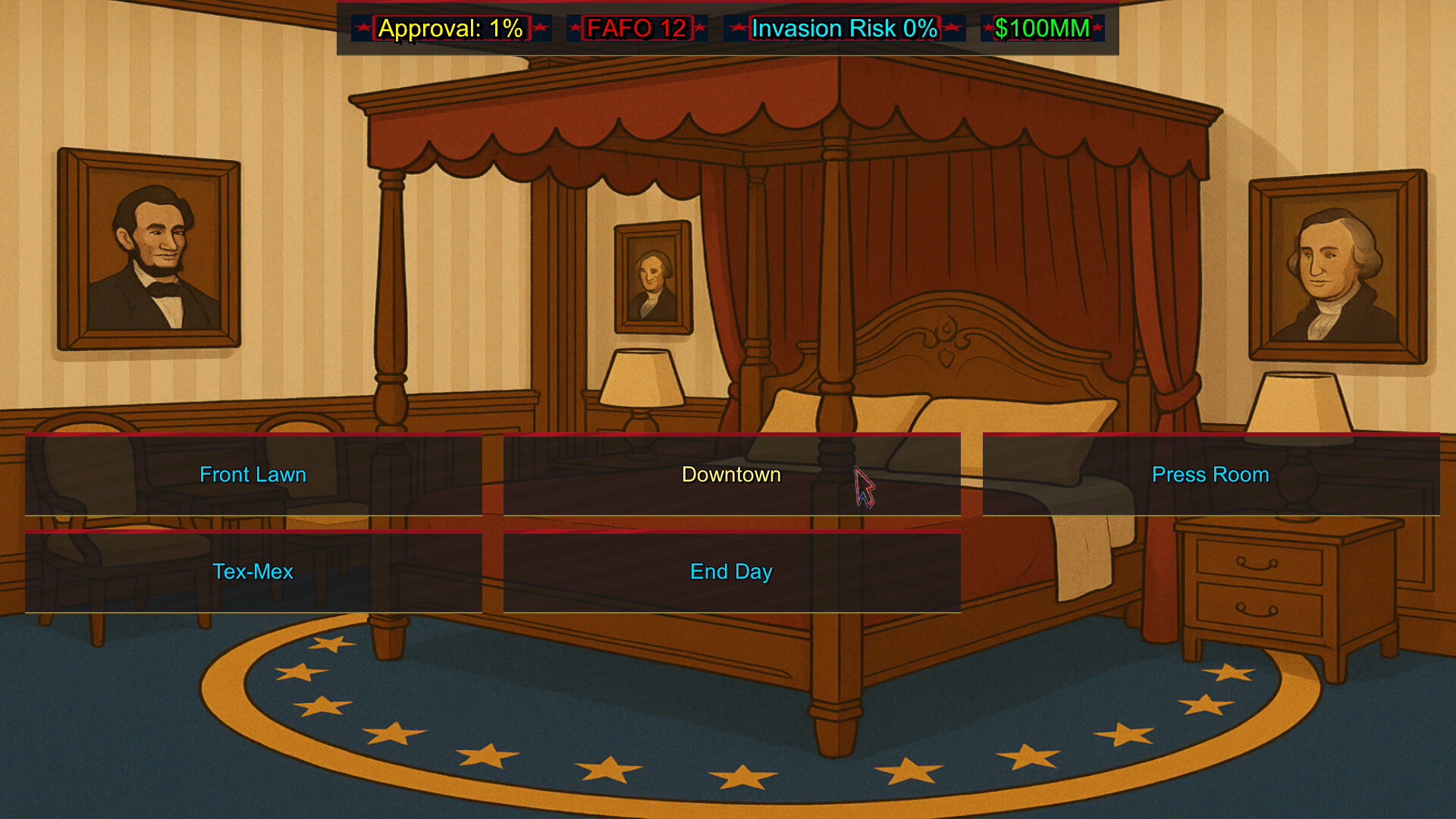 FAFO Executive Order Simulator screenshot #12