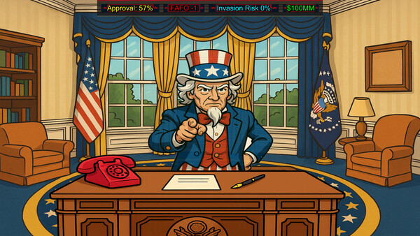 Скриншот из FAFO Executive Order Simulator Скриншот из FAFO Executive Order Simulator