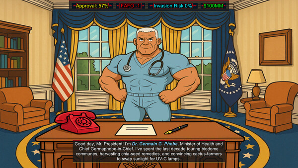Скриншот из FAFO Executive Order Simulator Скриншот из FAFO Executive Order Simulator
