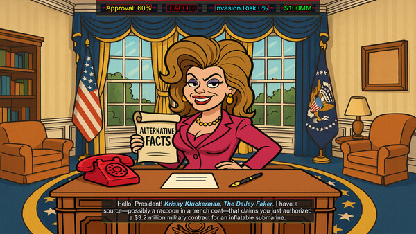 Скриншот из FAFO Executive Order Simulator Скриншот из FAFO Executive Order Simulator