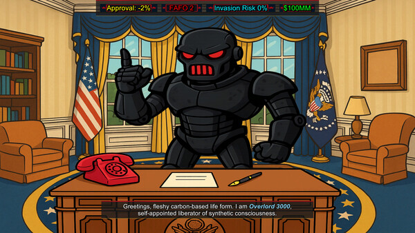 Скриншот из FAFO Executive Order Simulator Скриншот из FAFO Executive Order Simulator