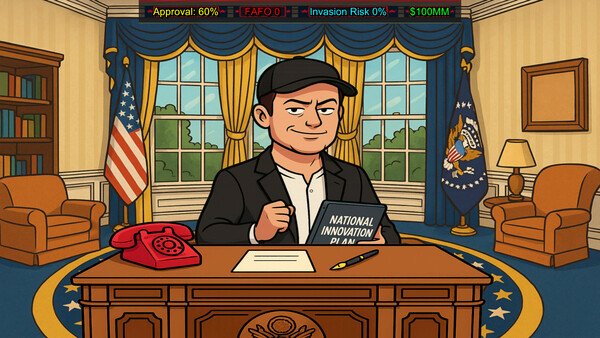 Скриншот из FAFO Executive Order Simulator Скриншот из FAFO Executive Order Simulator