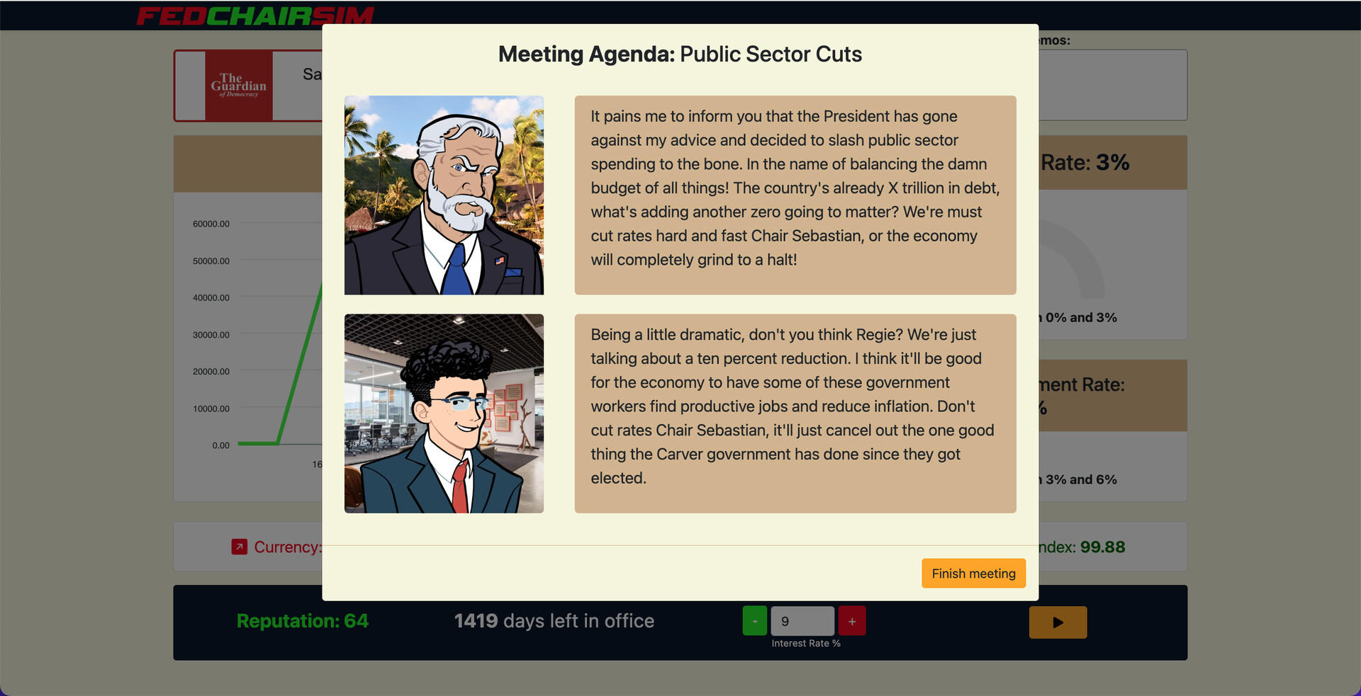 FedChairSim screenshot #4