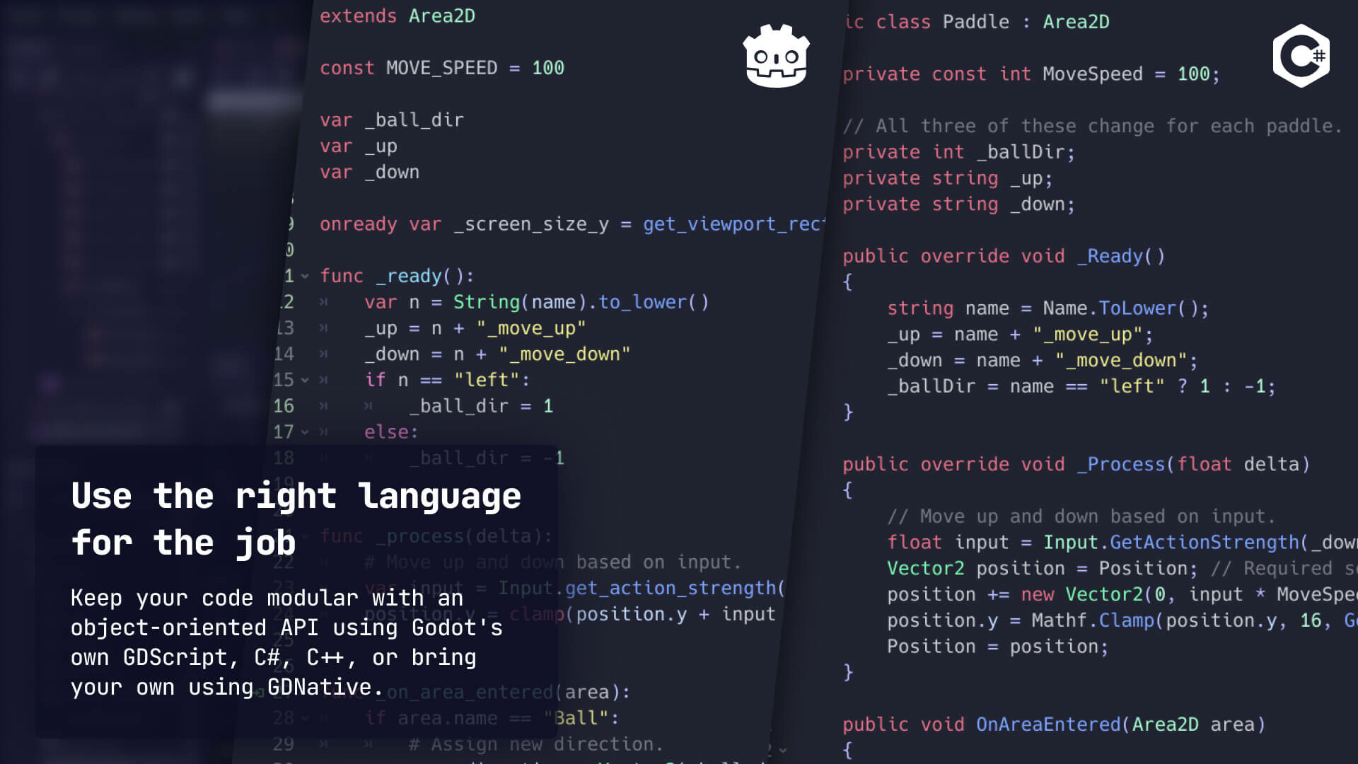 Screenshot of Godot Engine