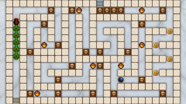 Screenshot of Snake: Secret Treasure