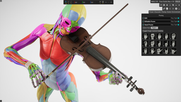 HAELE 3D - Pose Studio Max - Anatomy Drawing References