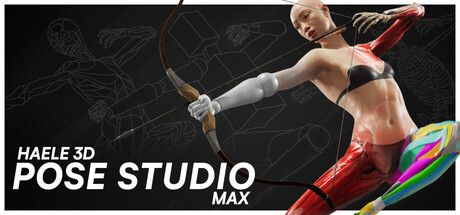 HAELE 3D - Pose Studio Max - Anatomy Drawing References