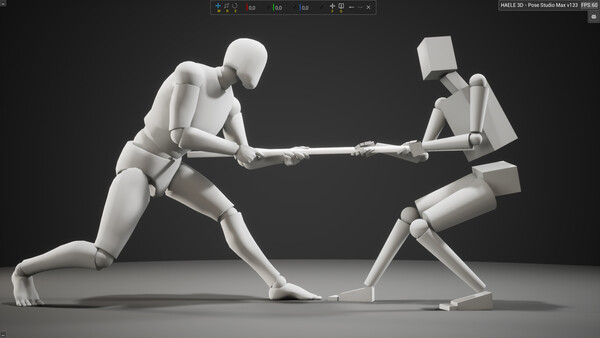 HAELE 3D - Pose Studio Max - Anatomy Drawing References