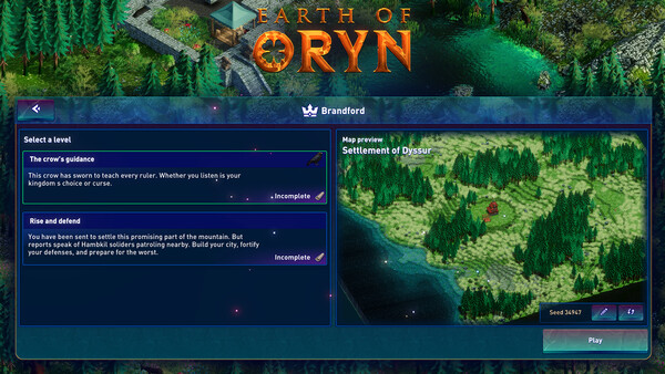 Earth of Oryn Demo