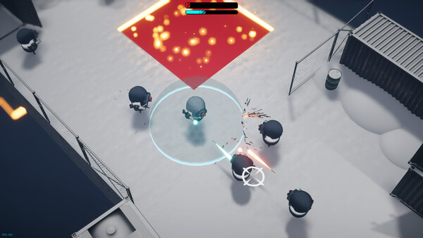 Screenshot of STEEL FORCE: Top Down Shooter