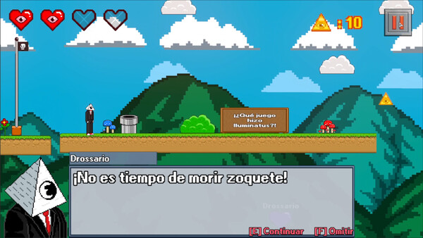 Screenshot of Iluminatus Bizarre Ascent