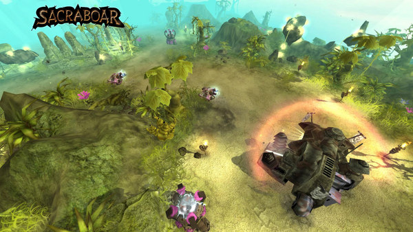 Screenshot z Sacraboar