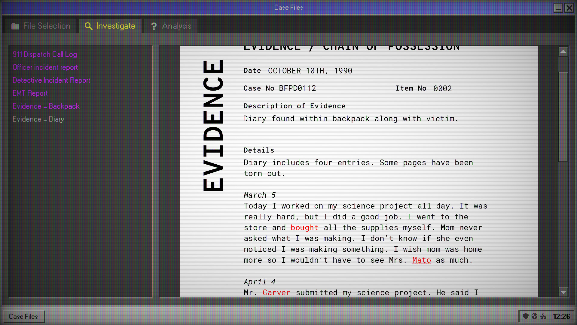 Cold Case: The Red Dress Murder screenshot #6