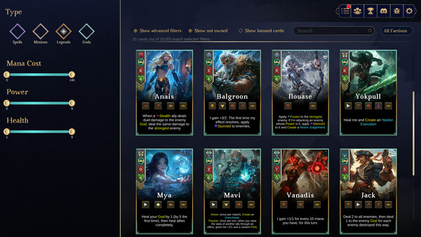 Ariokan™ - create your cards, break the Meta Demo