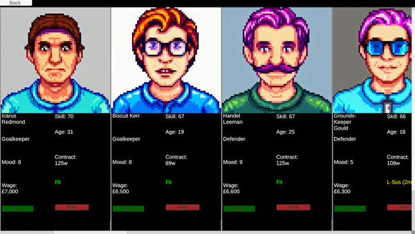Retro Soccer Manager Sim 89 screenshot 3