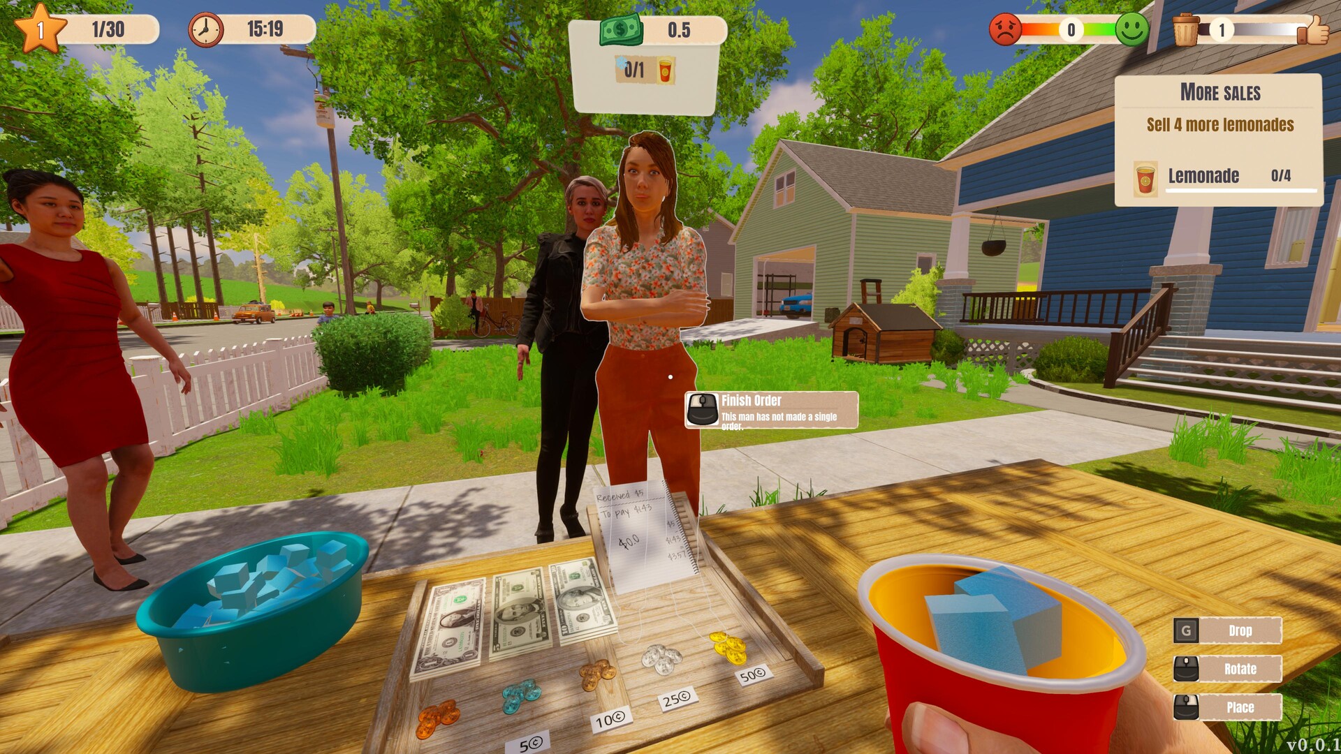 #3. I Sell Lemonade Demo (Steam) By: Picklebyte