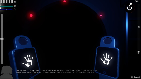 Screenshot of Abyss Depth: Control gameplay showing in-action mechanics