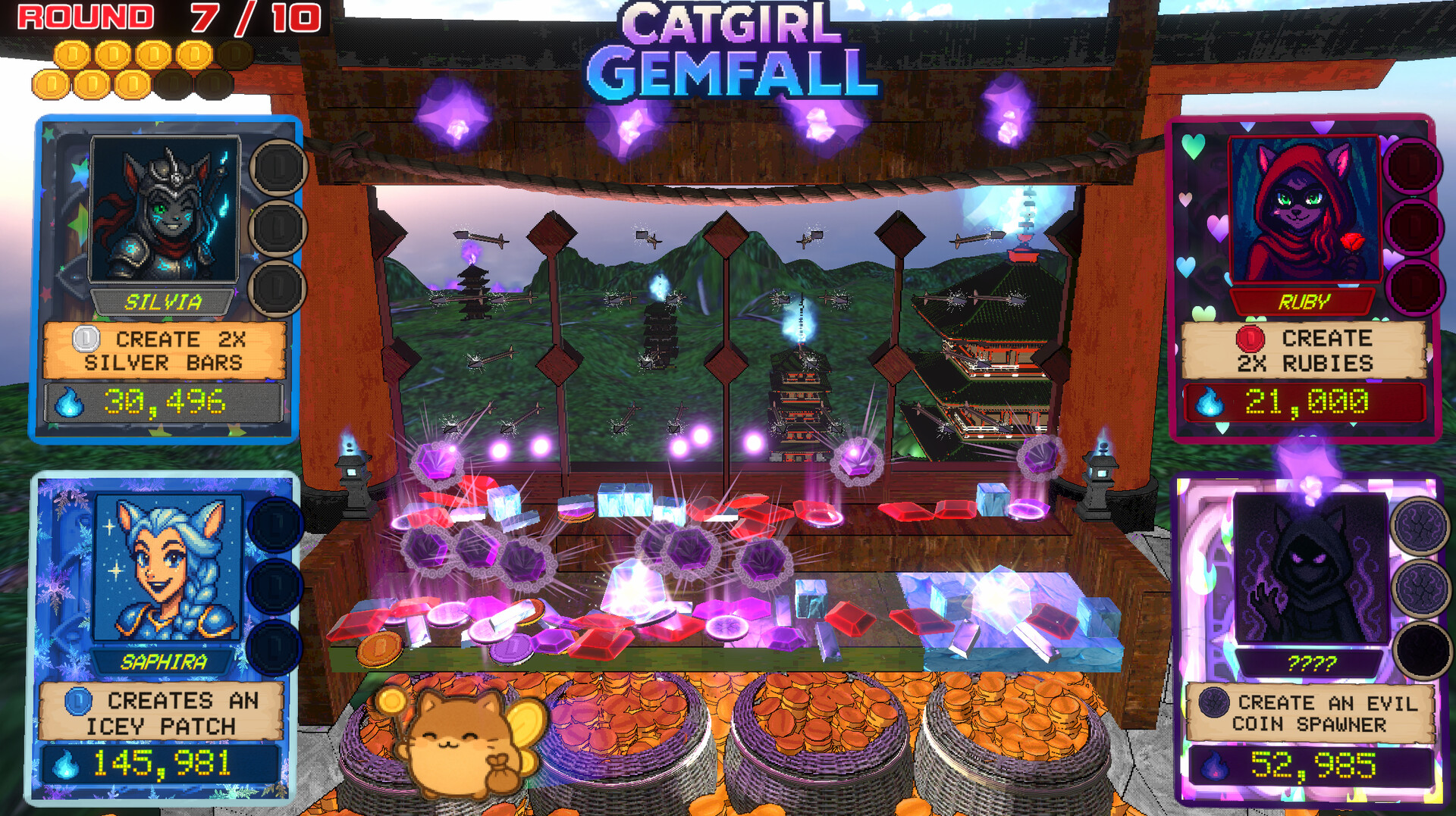 Catgirl Gemfall screenshot #6