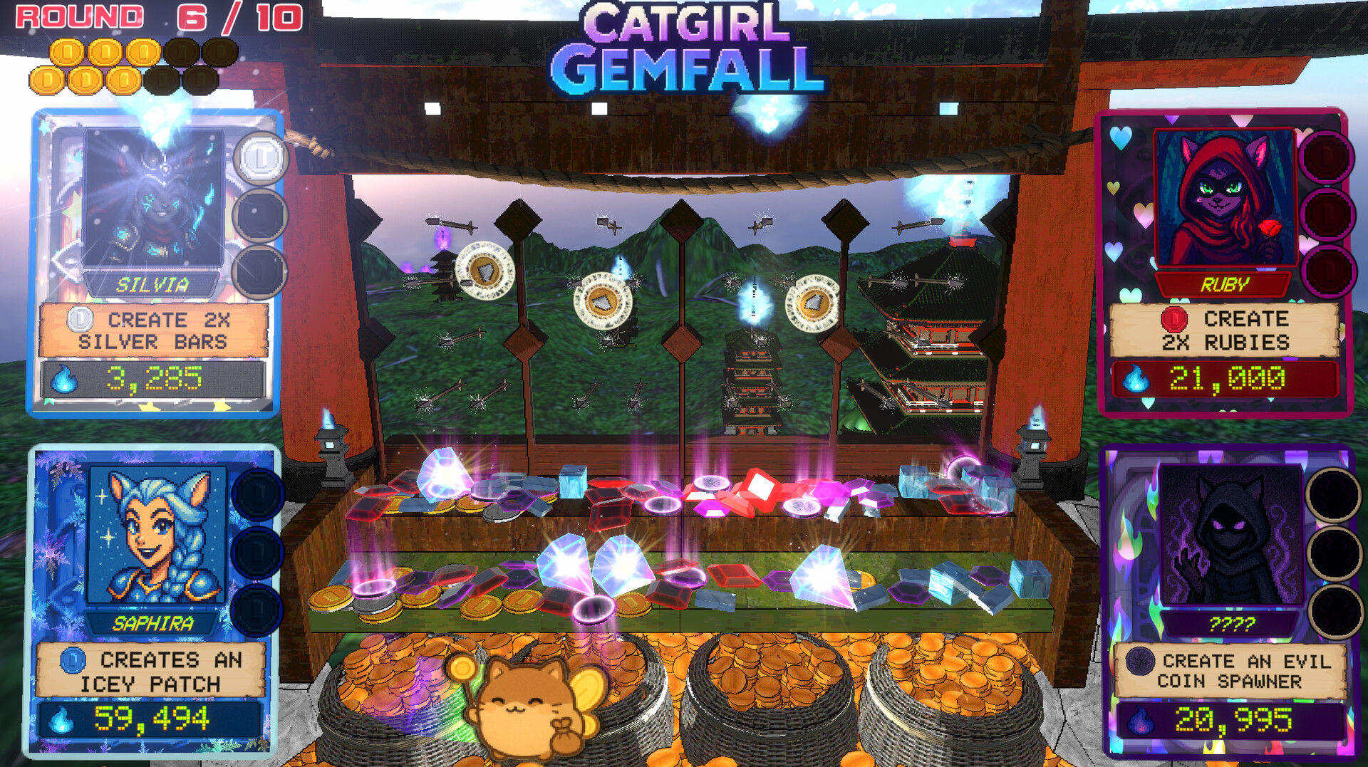 Catgirl Gemfall screenshot #5