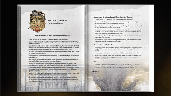 Eclipse : Special Forces Digital Lorebook screenshot 5